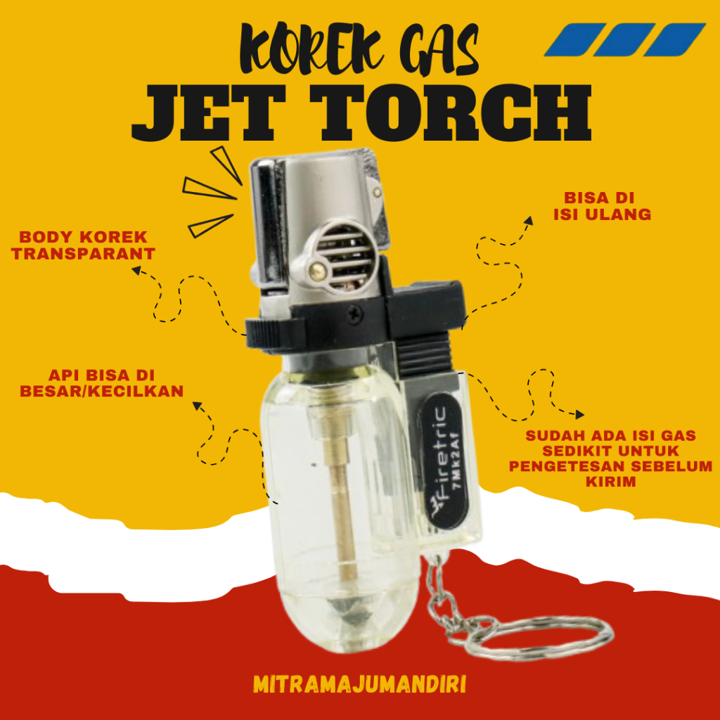 korek gas 1 torch jet gas