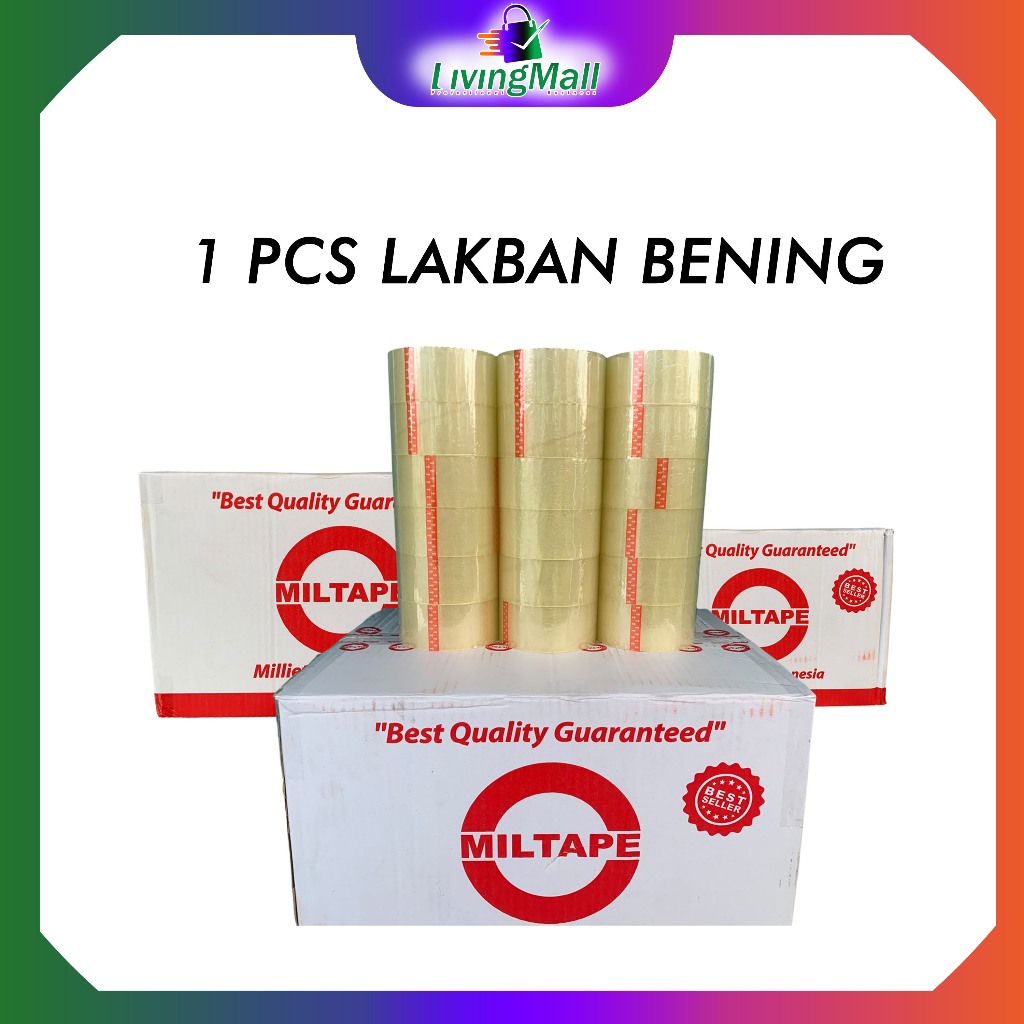 

Lakban OPP Bening 1 pcs Murah Bisa COD