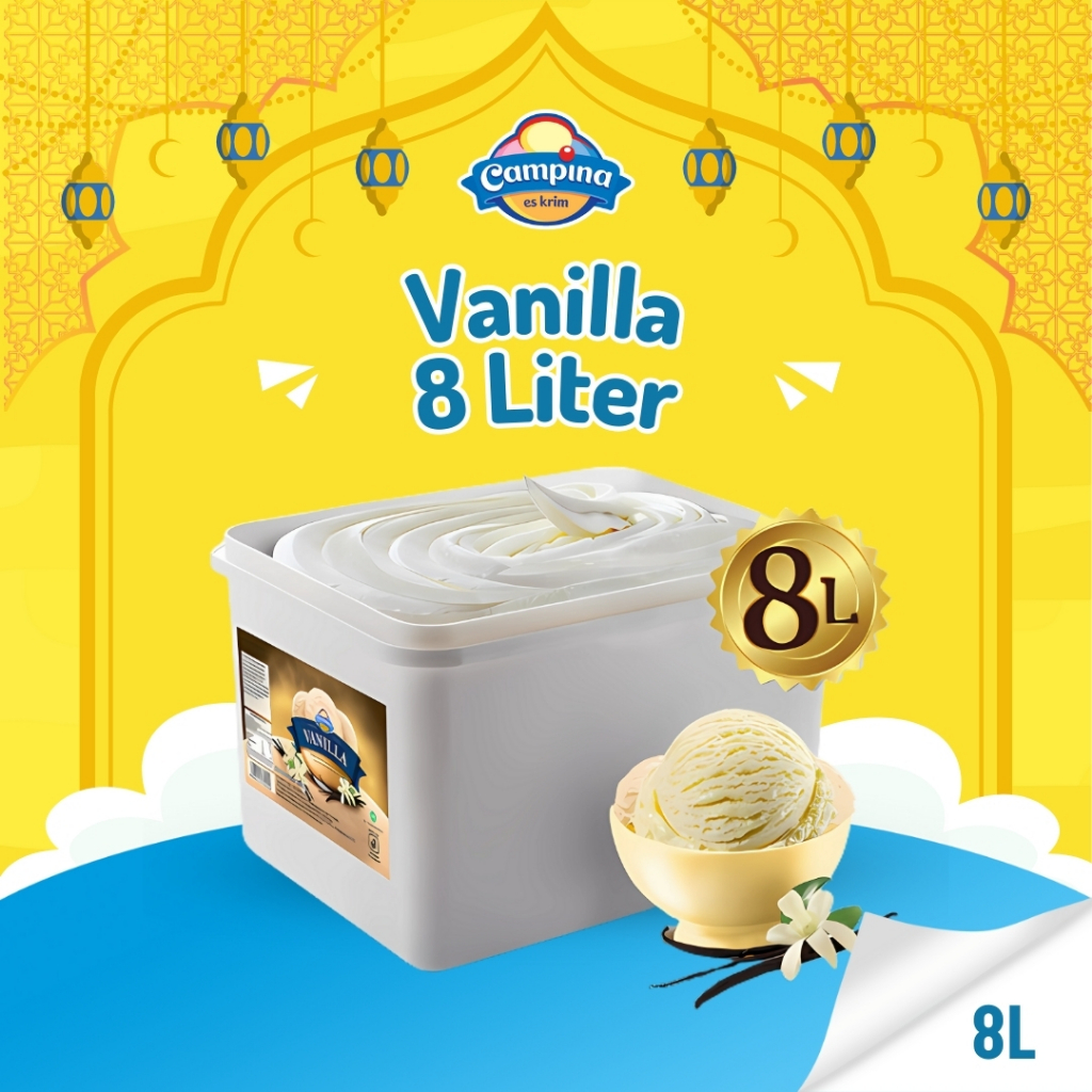 

Campina 8 Liter Vanilla - Es Krim