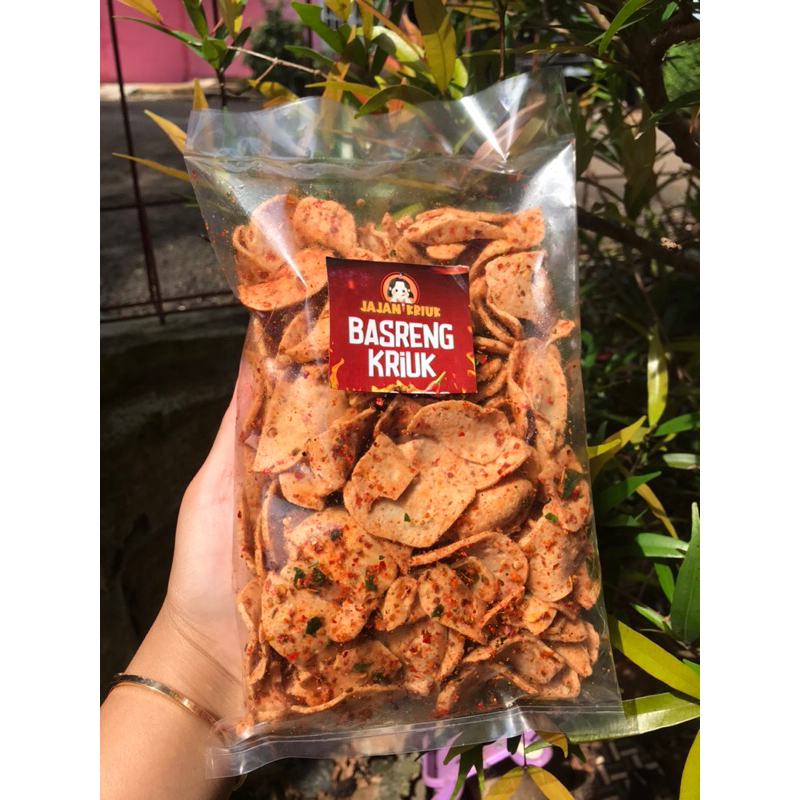 

basreng pipih extra pedas 250 gram