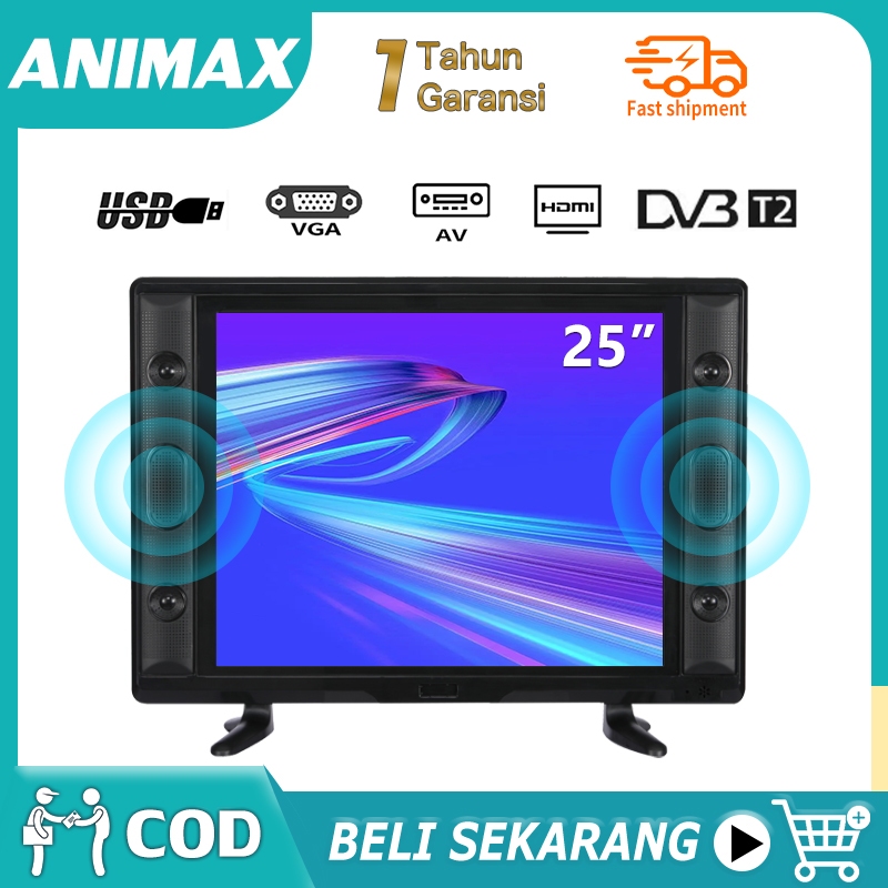 ANIMAX TV Digital 24 inch TV LED 24 inch / 25 inch / 22 inch TV Digital FHD Murah Televisi