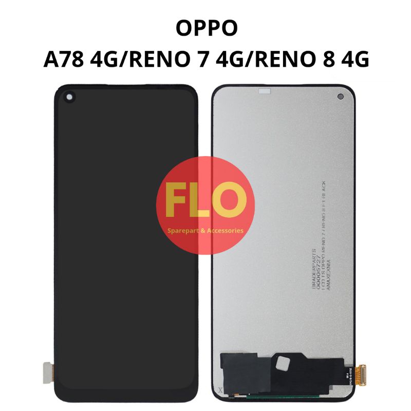 LCD TOUCHSCREEN AMOLED SUPPORT FINGERPRINT OPPO A78 4G/RENO 7 4G/RENO 8 4G