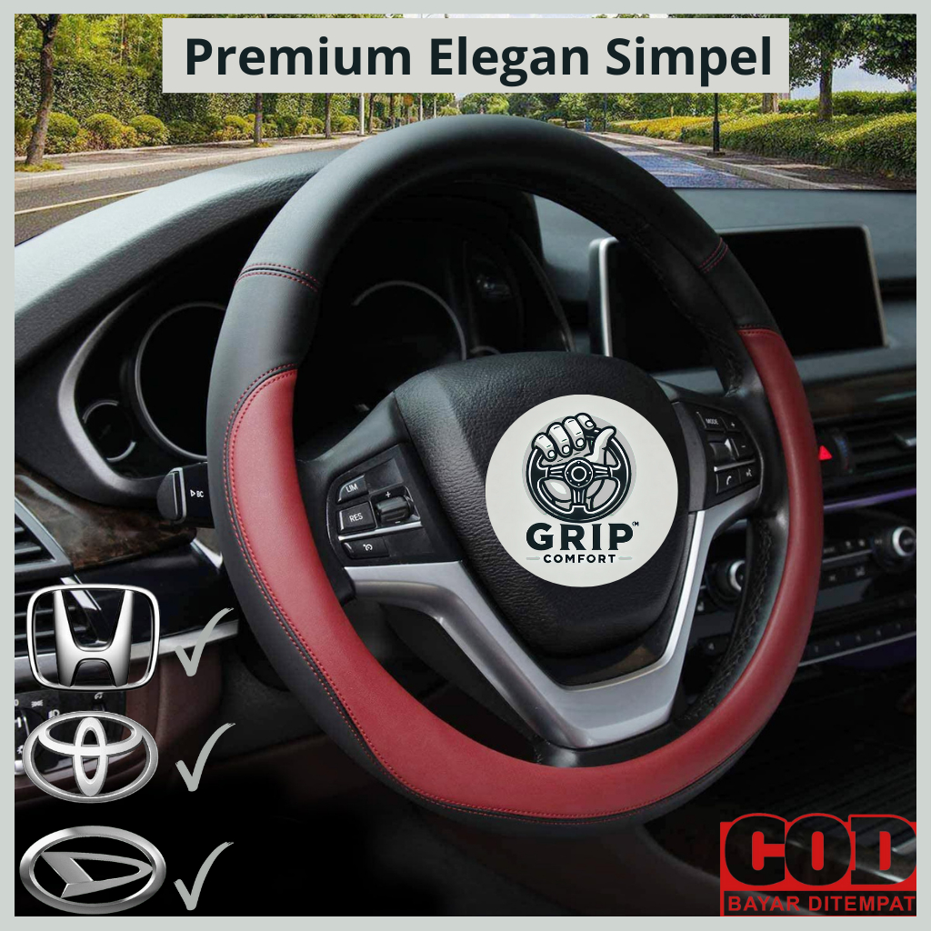 12079 maroon cover stir mobil sarung stir mobil sarung setir cover stir mobil avanza cover setir mob