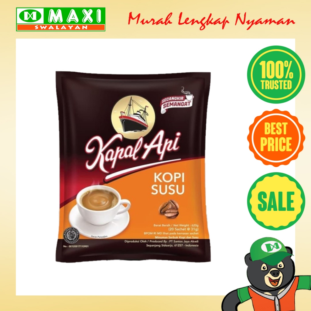 

Kapal Api Kopi Susu 15gr.