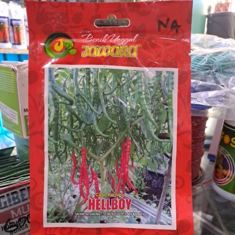 Benih Unggul Jawara Cabe Keriting Hellboy 10gr/benih cabe/cabe keriting/