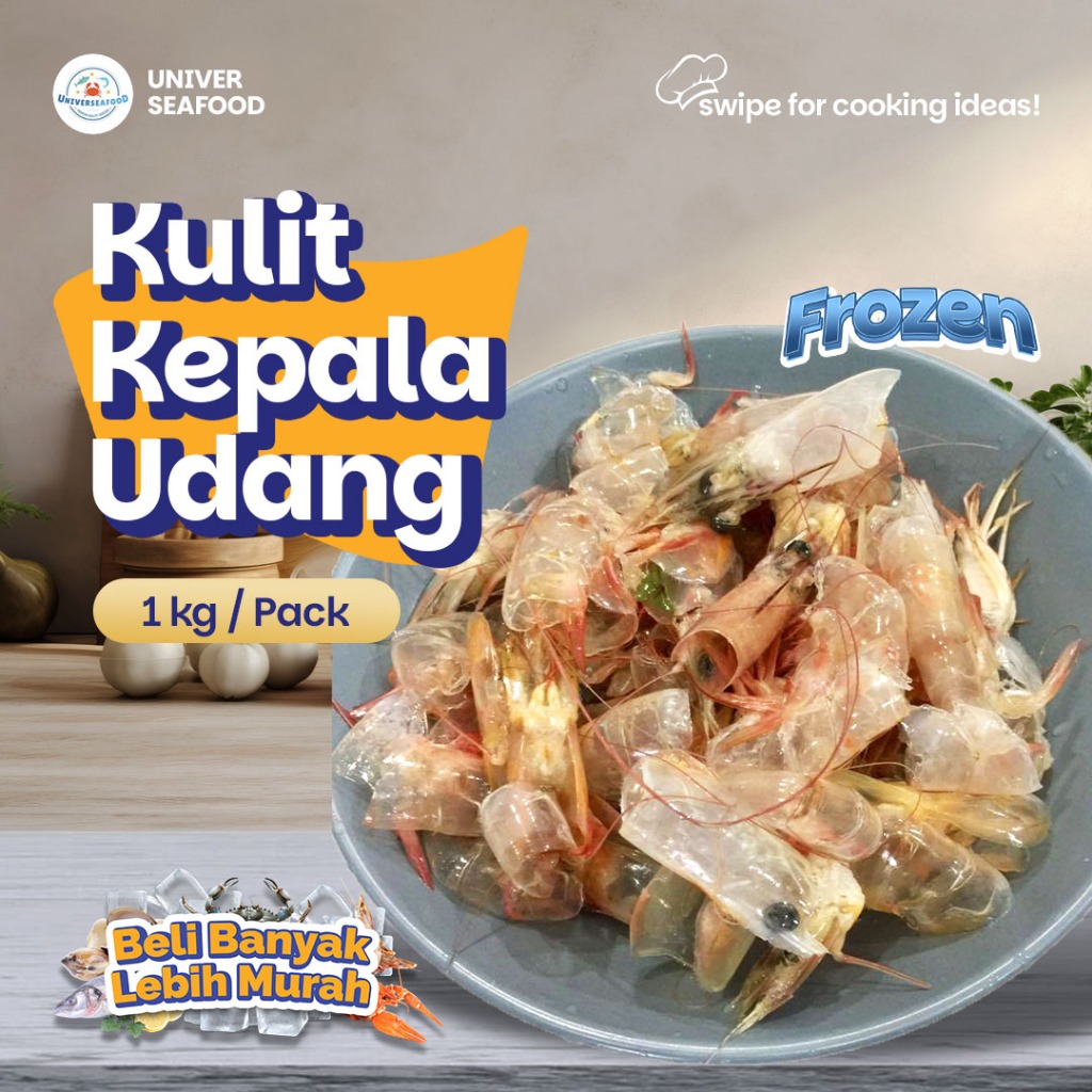 

Kulit Kepala Udang 1 kg