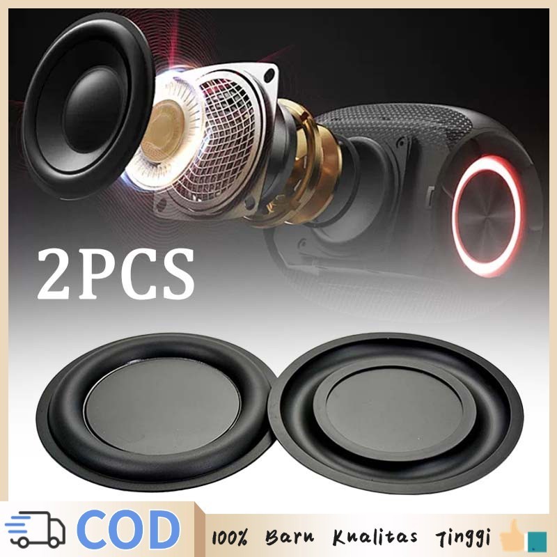 2pcs Pasif Bass Radiator Pasif Membran Subwoofer Bass Passive Radiator 75mm/92mm