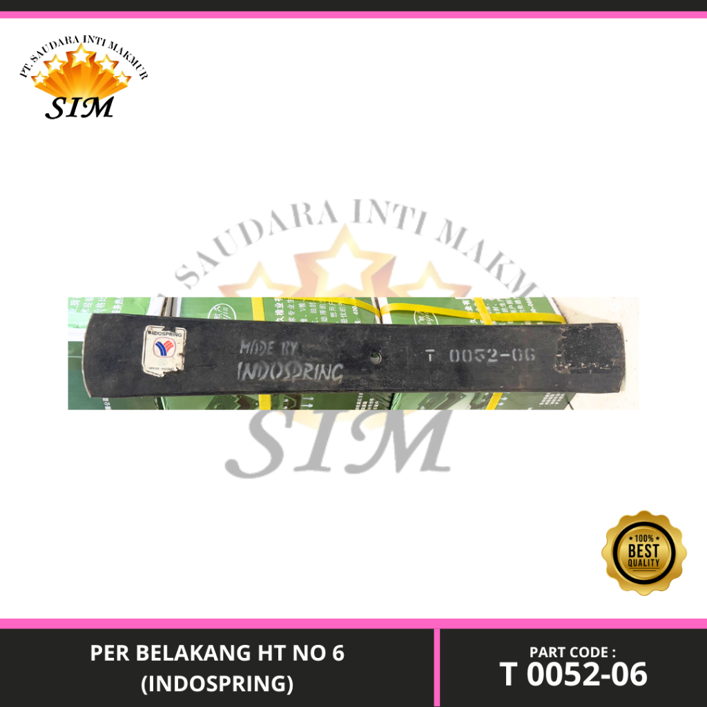 Per Belakang HT No.6 (Indospring) - T 0052-06