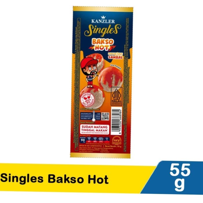 

KANZLER SINGLE BAKSO HOT 48GR