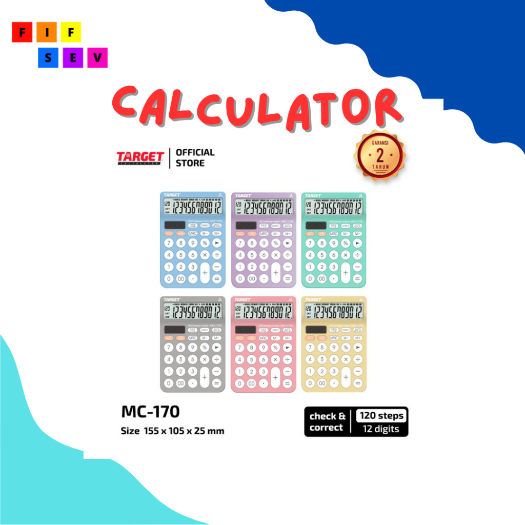 

Kaluklator - Calculator - Target MC-170 - Desktop Calculator - 12 digit