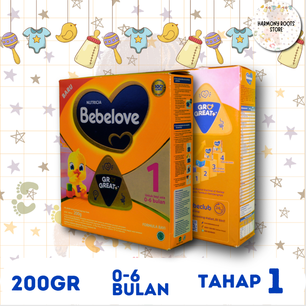 BEBELOVE TAHAP 1 (0-6 BULAN) 200 GRAM