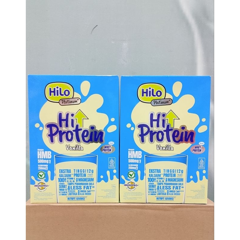 

HiLo Platinum HMB Vanilla 336gr susu Paling tinggi kalsium & protein dengan formula NUTRIFIT ADVANCED & Glukosamin untuk tulang,otot,dan sendi kuat. HMB 500mg cegah penyusutan massa otot & meningkatkan 2x kekuatan otot.