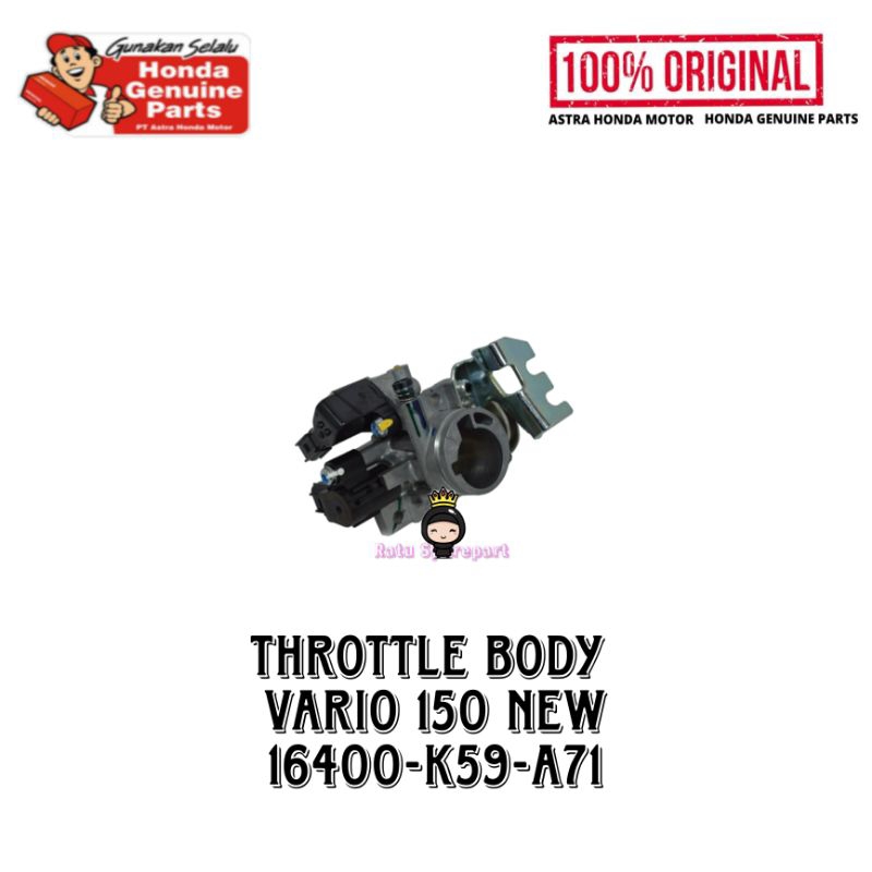 Throttle Body Honda Vario 150 New Original - 16400K59A71 - Throttle Body Vario 150 K59J New - Trotol