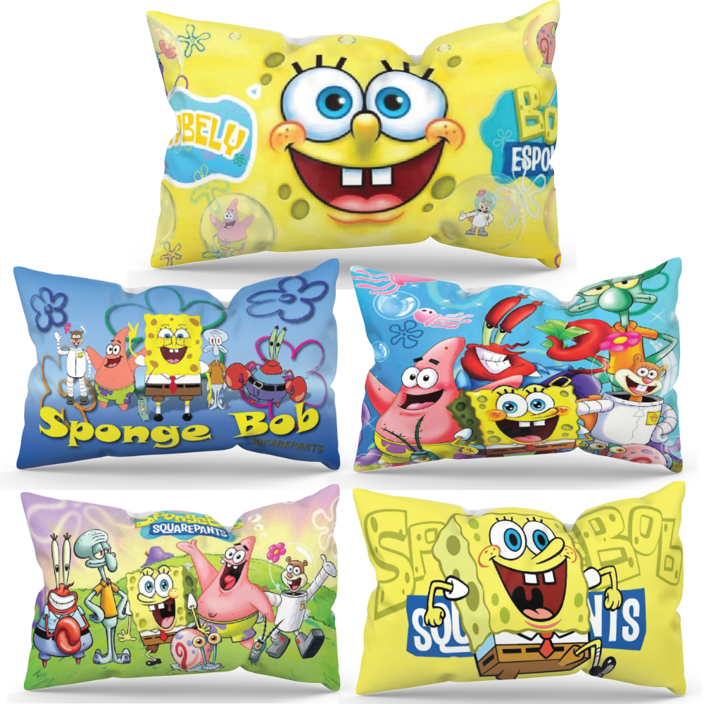 SARUNG BANTAL DEWASA 70x50 CM PRINT MOTIF SPONGEBOB.