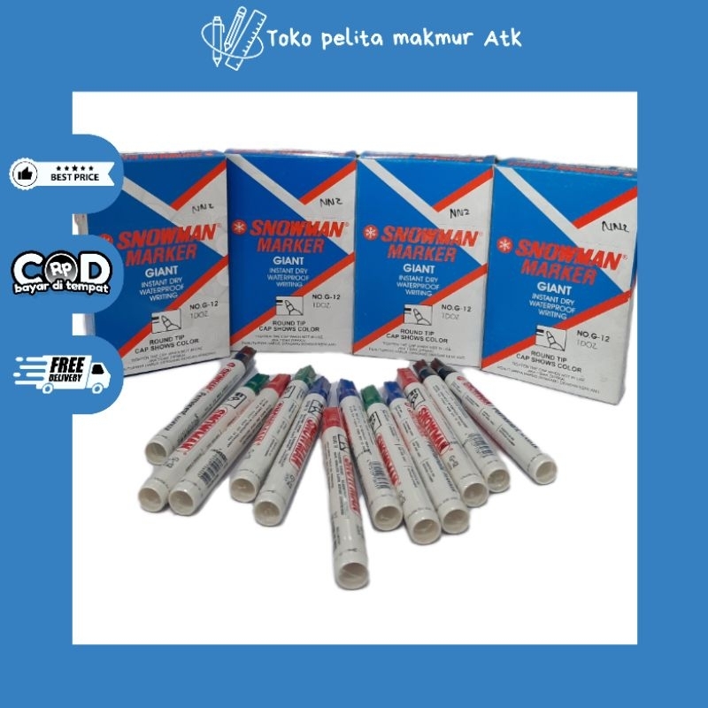 

SPIDOL SNOWMAN MARKER GIANT G-12