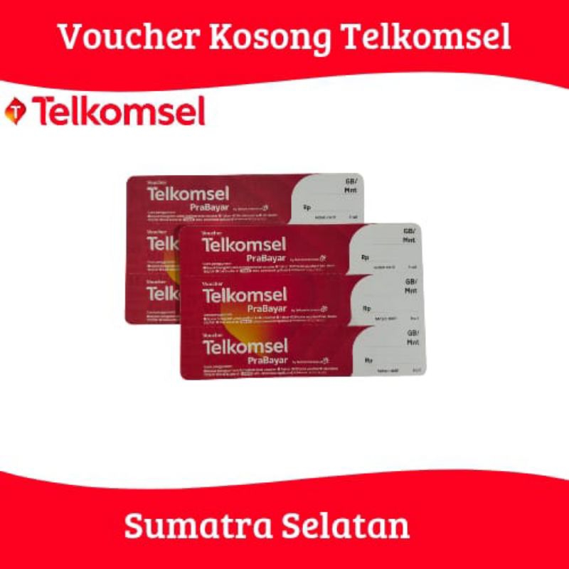 1box Voucher Telkomsel Kosong (Sumbagsel)