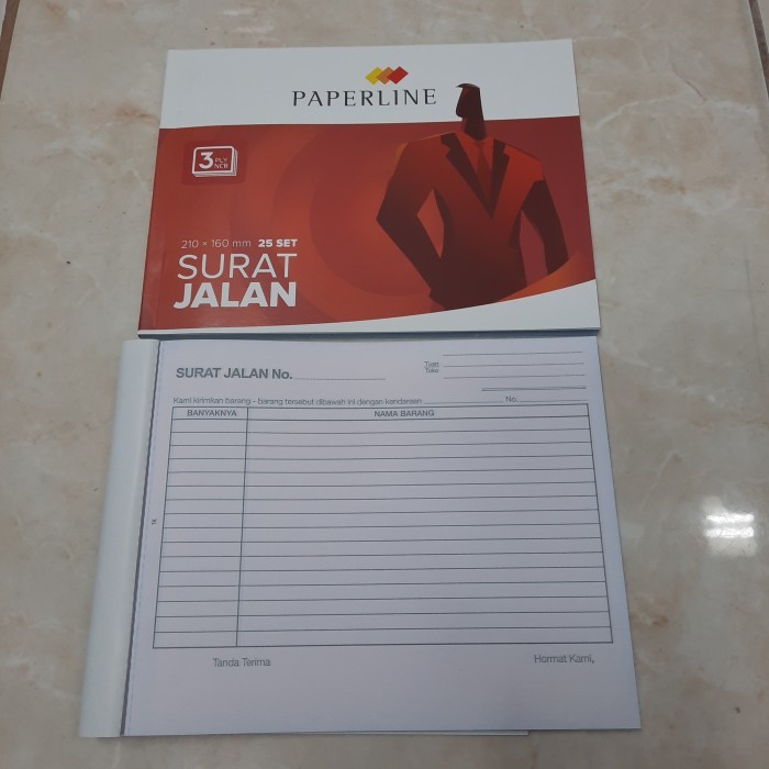 

surat jalan paperline 3 rangkap (1pack 10 buku)