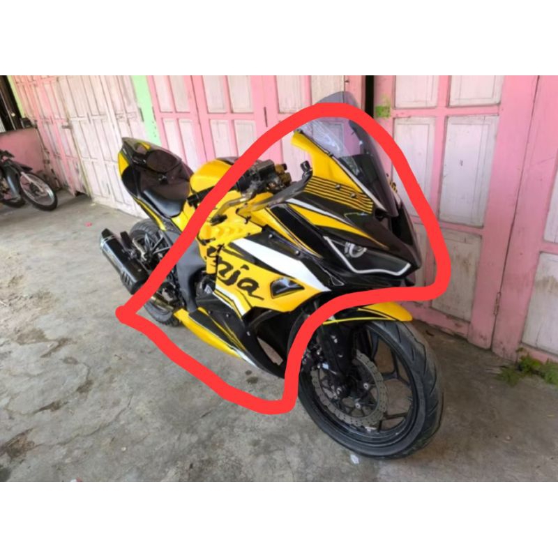 fairing full depan dan samping untuk ninja 250 mono model zx25r