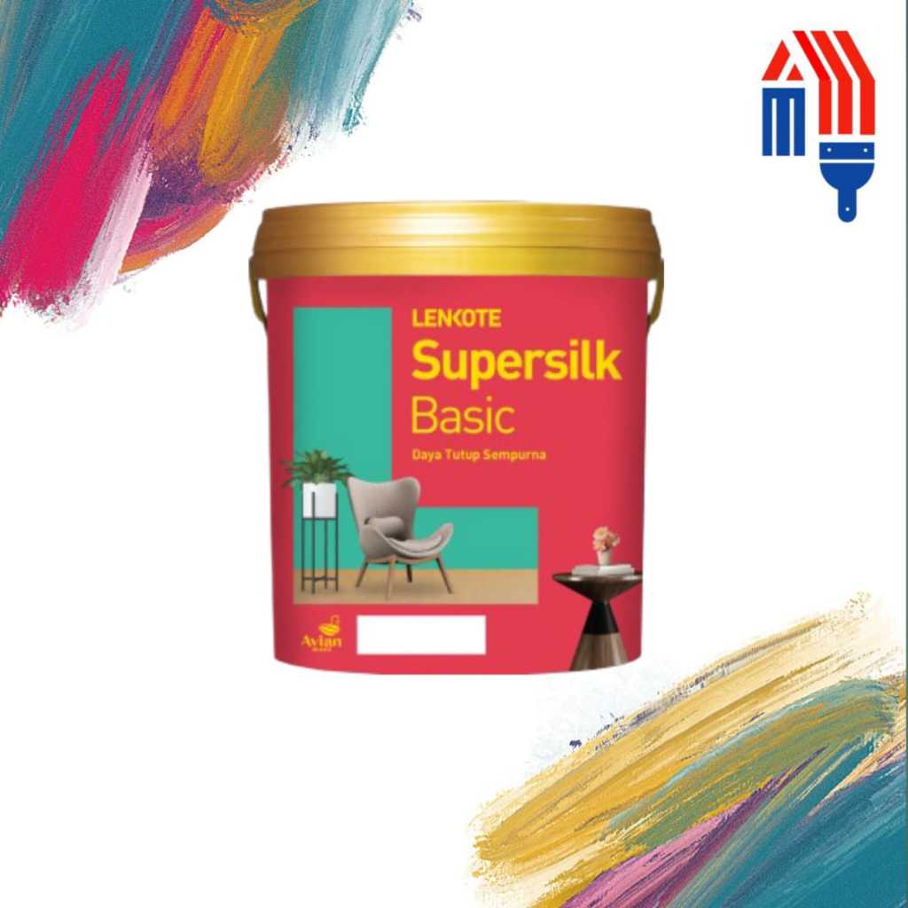 CAT TEMBOK LENKOTE SUPERSILK BASIC CAT ANTI BELANG 20 LTR