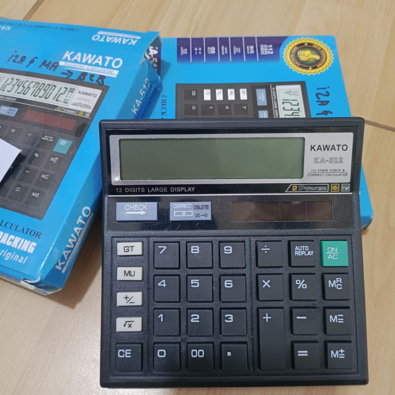 

Kalkulator 12 Digits KAWATO