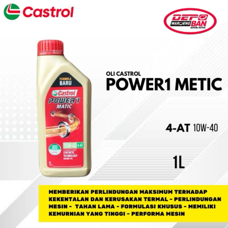 OLI 1L POWER1 MATIC 10w40 CASTROL