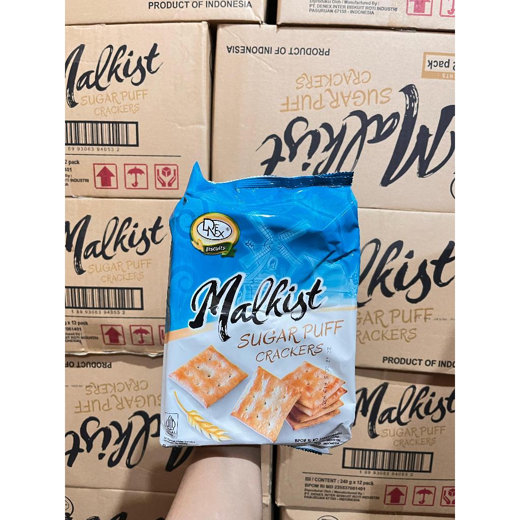 

Denex malkist sugar puff 240 gram 1 dus isi 12 pcs