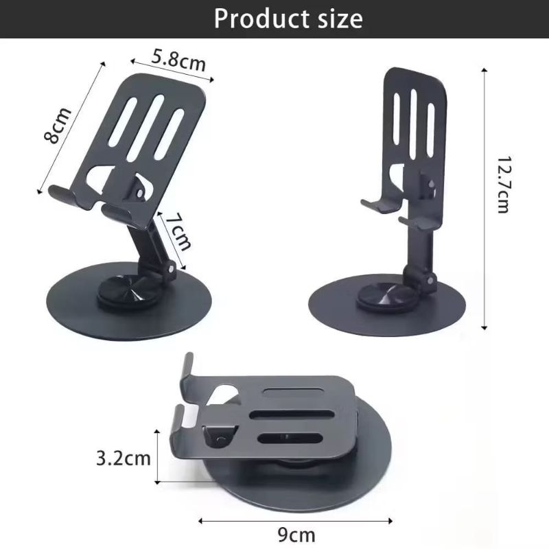 cuci gudang t11 holder hp besi metal rotasi 360 derajat holder hp tablet ipad desktop multifungsi
