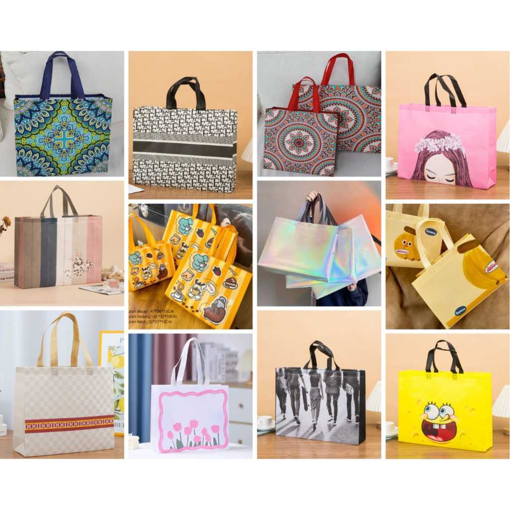 

Tas Belanja - Tas Spunbond - Tas Jinjing - Tas Souvenir - Tas Jinjing Wanita - Tas Lipat - Tas Kado - Kantong Belanja - Souvenir - Kantong - Shopping bag - Spoundbond - Tote Bag - Tas Wanita - Tas Murah - Tas Belanja Murah - Tebal dan Kuat - Tas Wanita