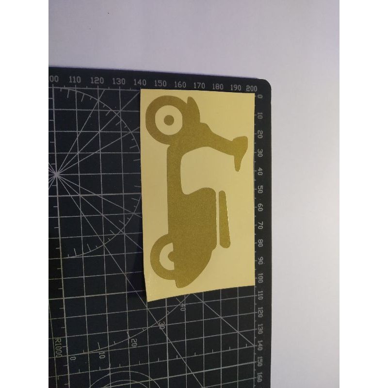 stiker cutting vespa