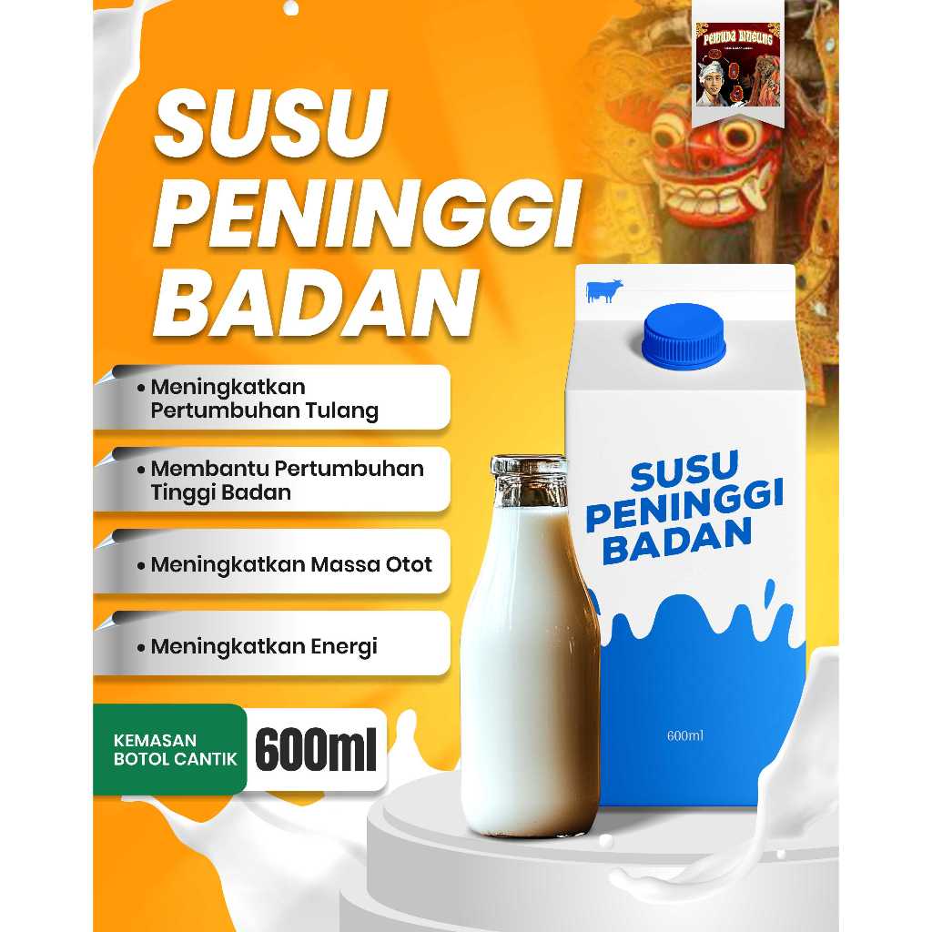 

[Botol Cantik] Susu Peninggi Badan Lokal