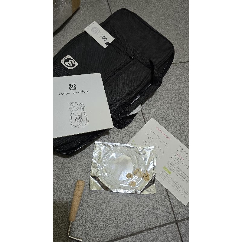 lyre harp harpa mini merek walter.t