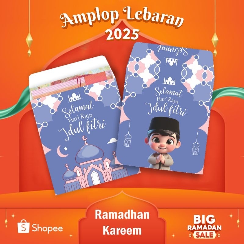 

Grosir Amplop Thr Lebaran Idul Fitri 2025 Isi 100 Pcs Amplop Karakter Medium Uang Lipat Amplop Lucu