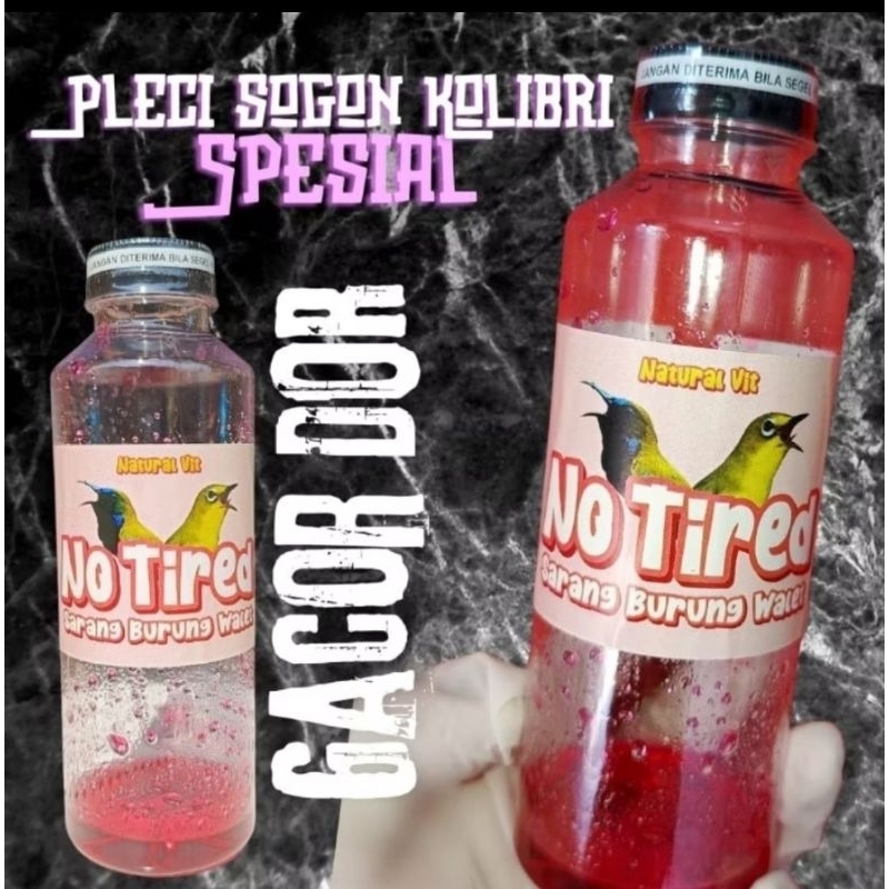 NO TIRED METABOLISME  PLECI  VITAMIN BURUNG PLECI DEXTRO