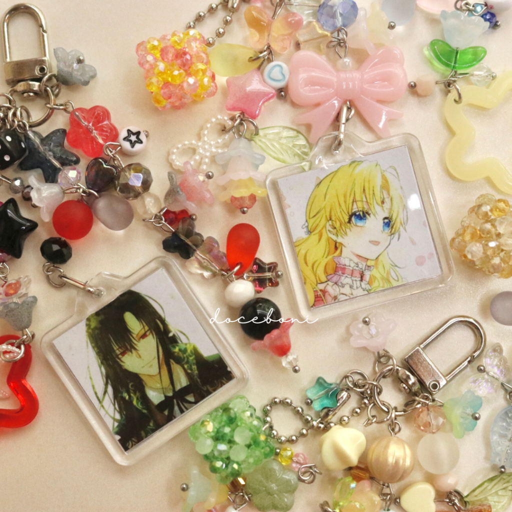 who made me a princess keychain | suddenly i became a princess keychain | manhwa keychain | beaded k