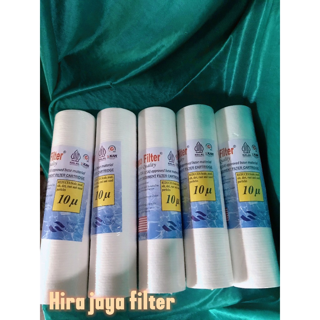 ISI 5 PCS/FILTER AIR 10 INCH/CATRIDGE FILTER AIR 10 INCH/SEDIMEN NANO FILTER 10 INCH 10 MICRON