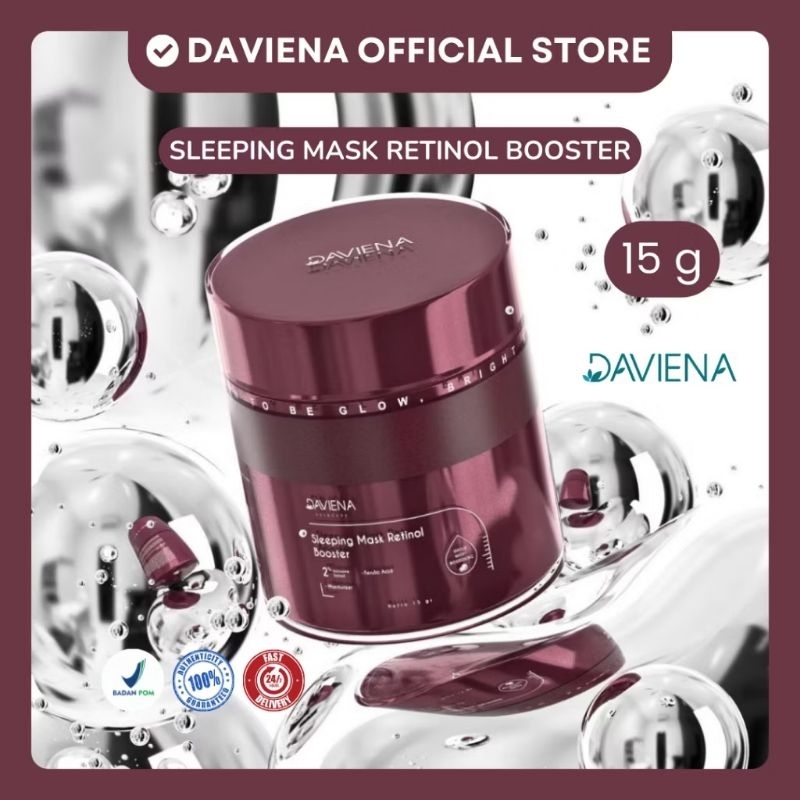 Preloved Daviena Skincare Retinol Sleeping Mask Booster
