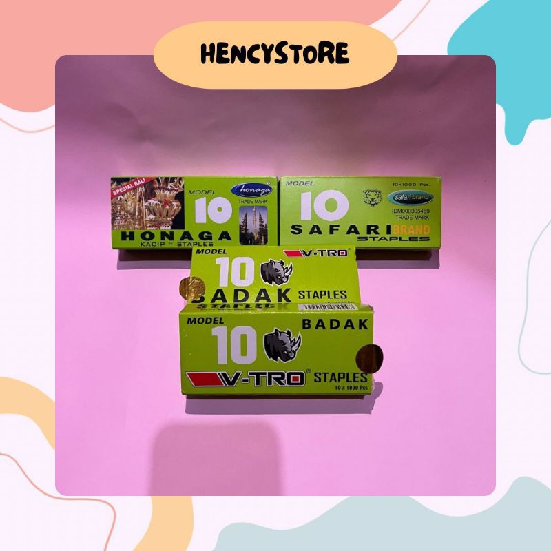 

(HencyStore) ISI STAPLES SAFARI ISI STAPLES HONAGA ISI STAPLES BADAK ISI STAPLES MURAH