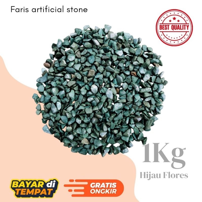 batu sikat hijau Flores uk 0,5
