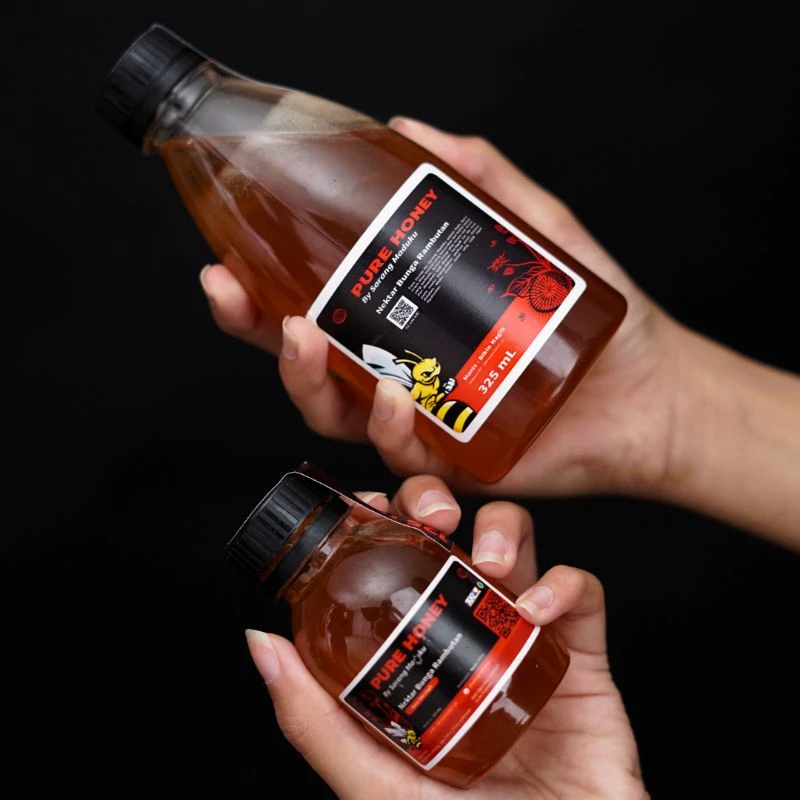 

Madu Murni Asli 100% Raw Honey 325ml Madu Asam Lambung Asma GERD Berat Badan Imun