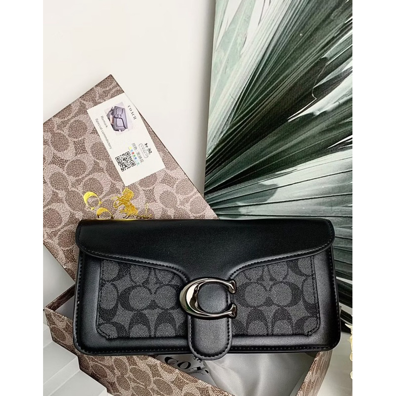 No Preloved/Baru Tas Branded Coach Tabby Full Black