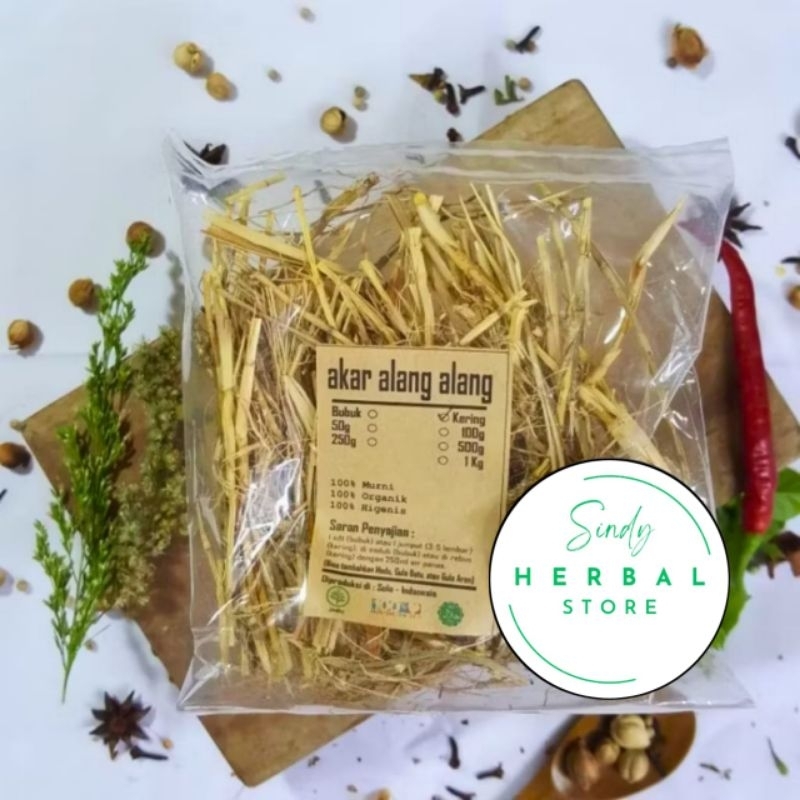 

Akar Alang Alang Kering Isi 100 Gram