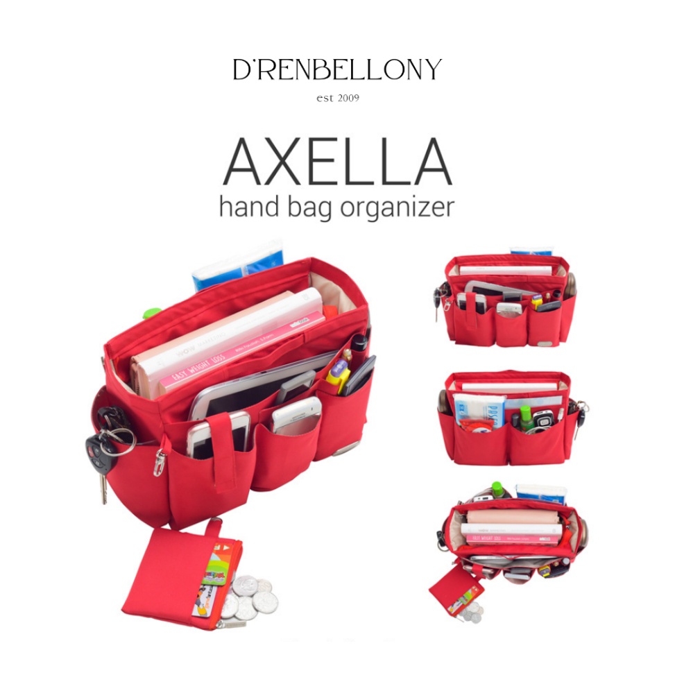 KODE N49B DRENBELLONY Axella Bag Organizer Tas Organizer Dalaman Tas Besar