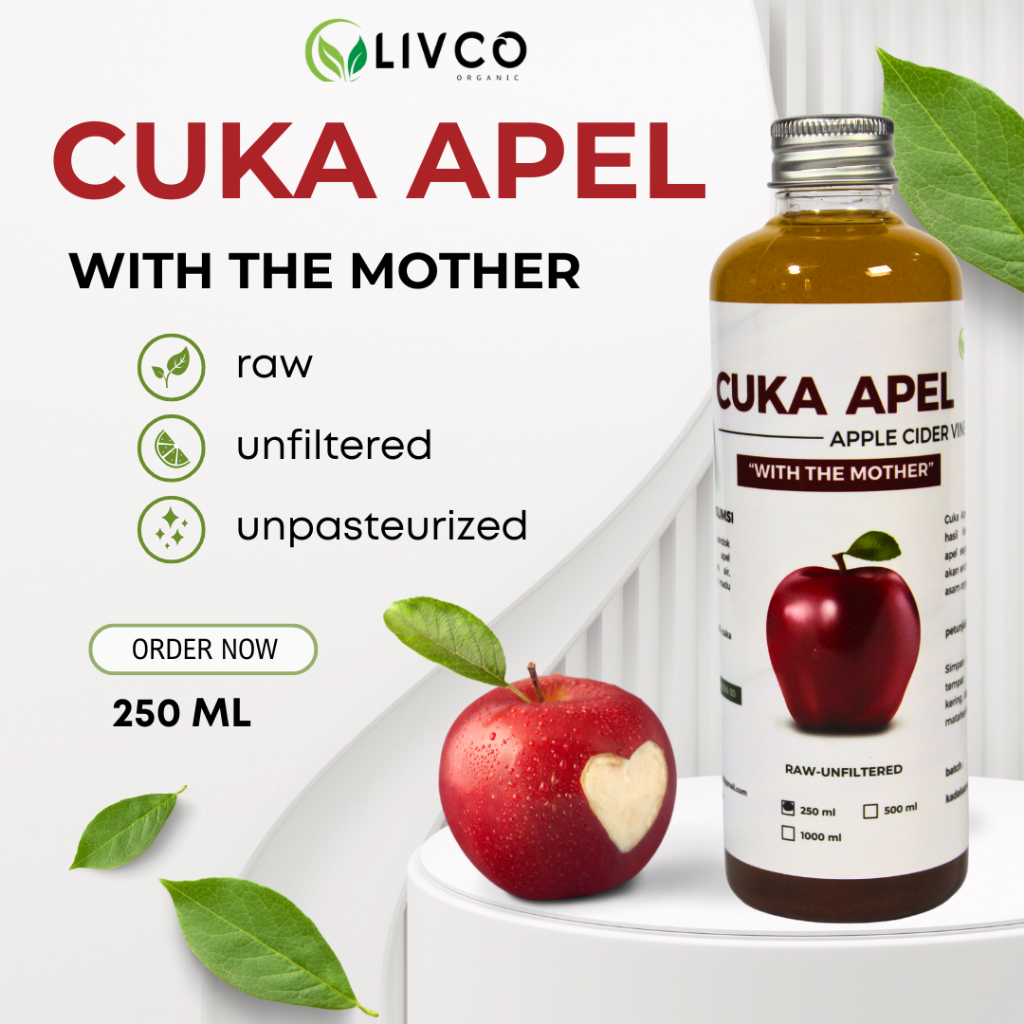 

Livco Cuka Apel/apple cider vinegar/with mother 250 ml