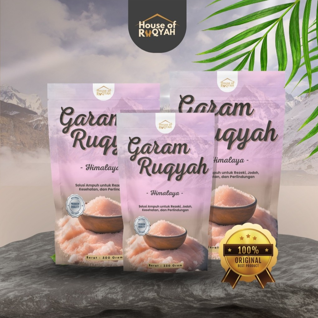 

[PALING KUAT] Garam Ruqyah Premium Himalaya | Solusi Ampuh Rejeki/Usaha, Jodoh, Kesehatan, dan Keharmonisan