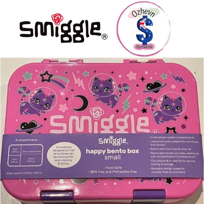Kotak Makan Bento Box Smiggle. Original Produk (small)
