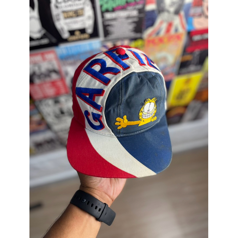 topi garfield second vintage