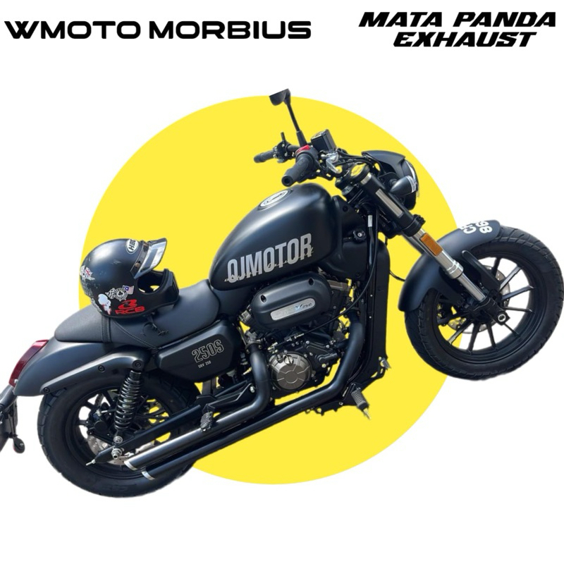 Knalpot Wmoto Morbius 250 Knalpot Morbius 250 Knalpot Qjmotor Srv 250 Terbaru Tipe Free Flow