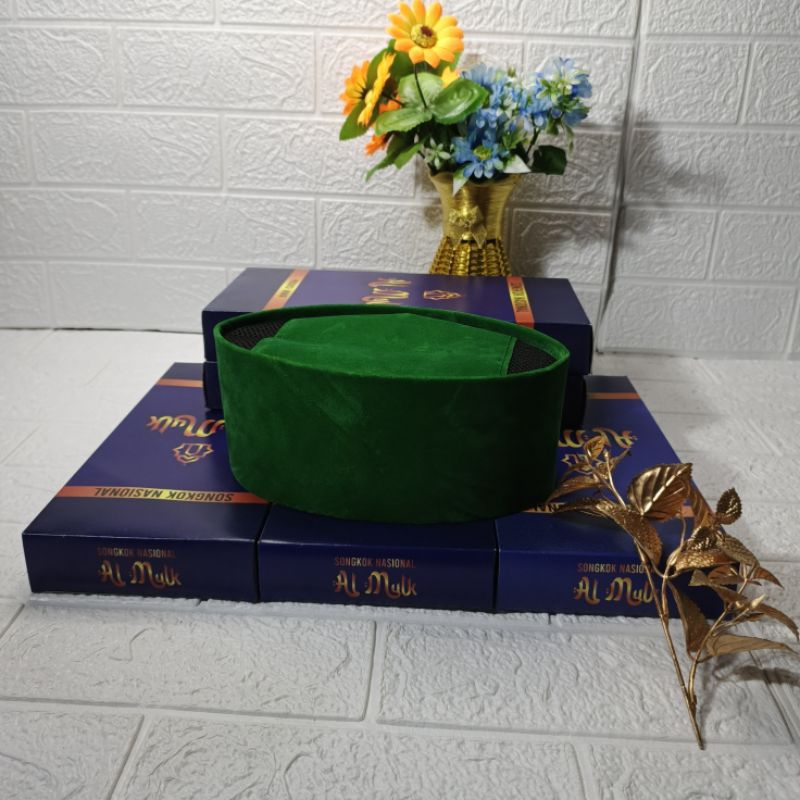 PECI HIJAU POLOS - Songkok Hijau, Peci Hijau,songkok hijau ac,