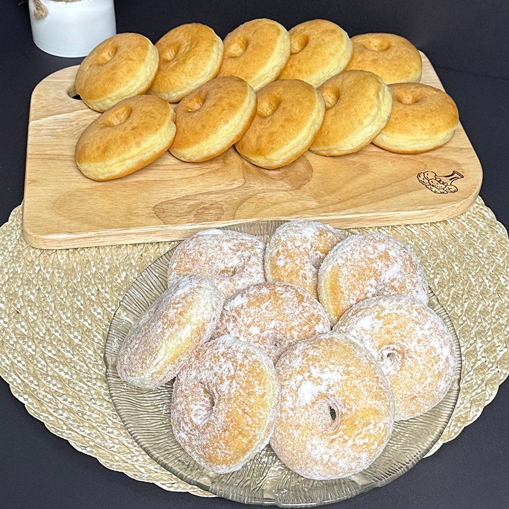 Donat Kentang Susu Donut Frozen Tabur Salju Premium Butter Lembut dan Empuk Homemade by RaMaChef