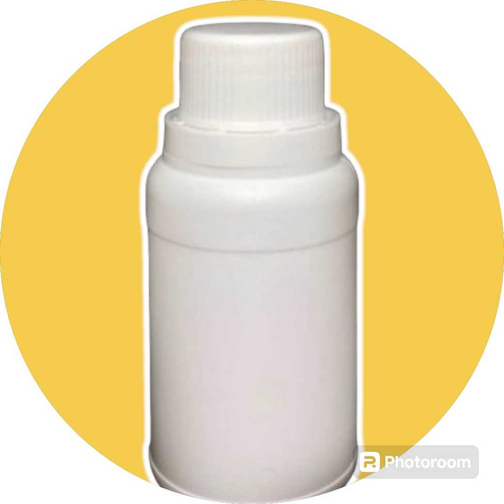 Botol labor 100ml tutup putih/botol pupuk/botol reagen/botol larutan plastik/botol agro 100cc